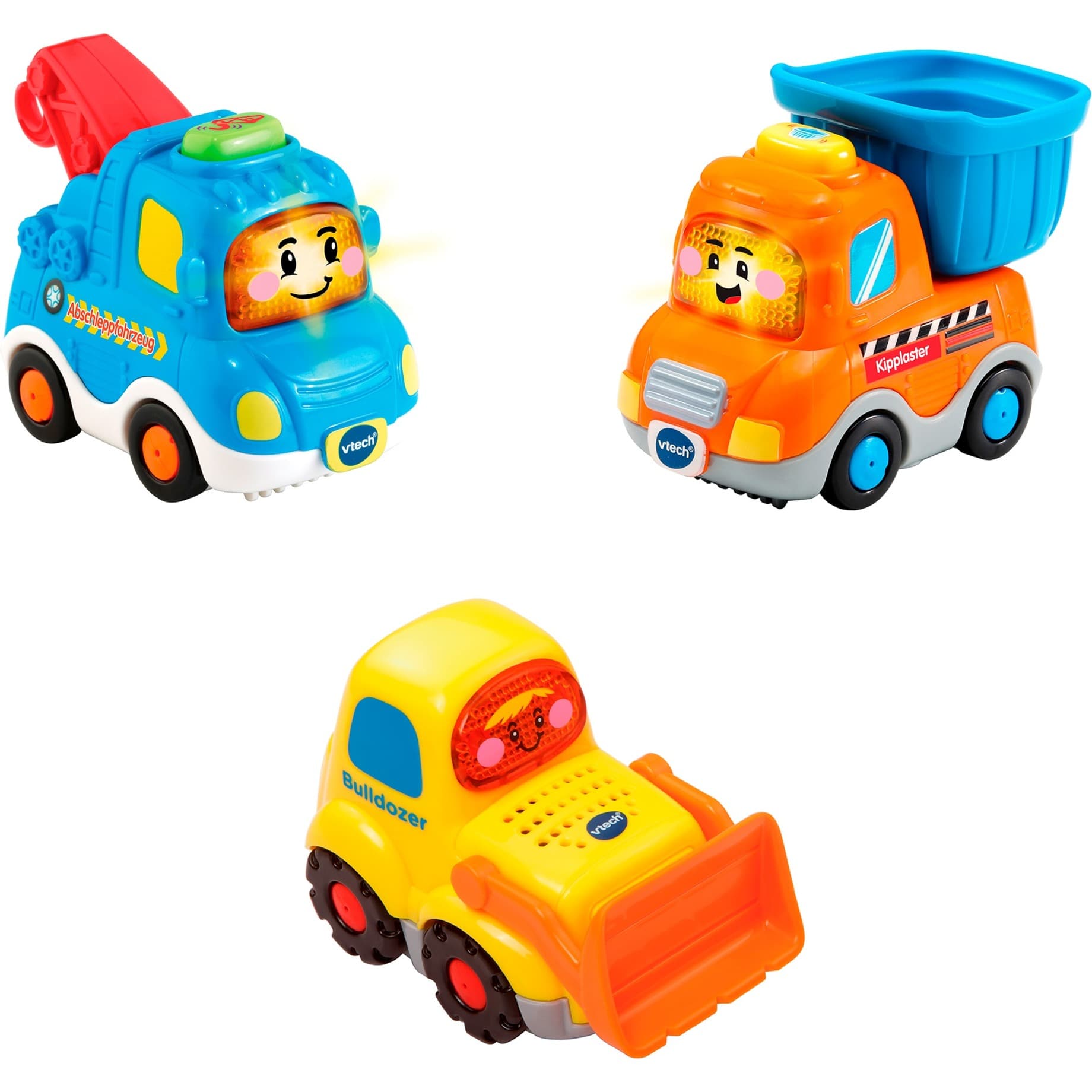 Tut Tut Baby Flitzer - 3er Set Baustellenfahrzeuge, Spielfahrzeug