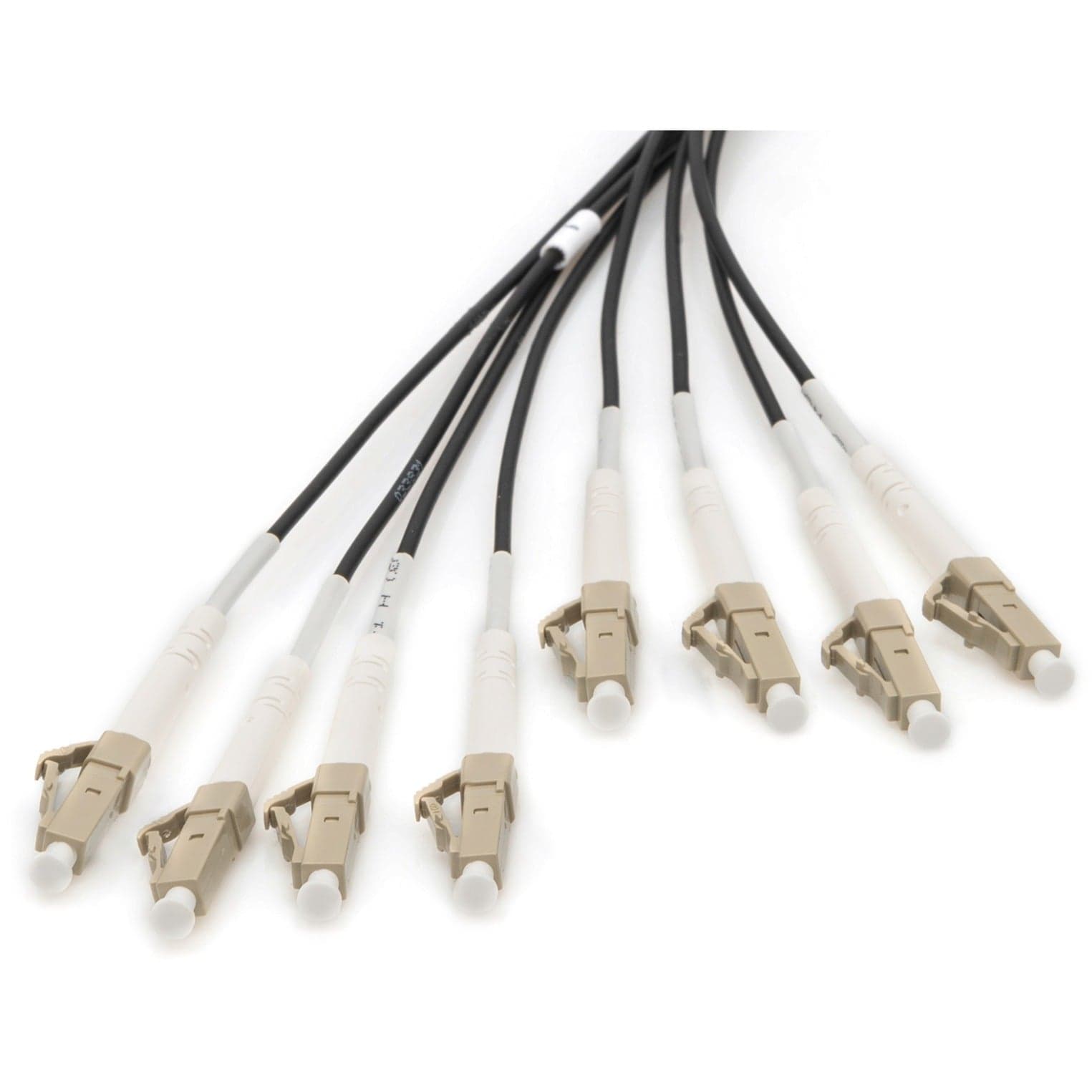 Glasfaser Universal Breakout Kabel, Duplex, LC/UPC Stecker, Multimode OM4