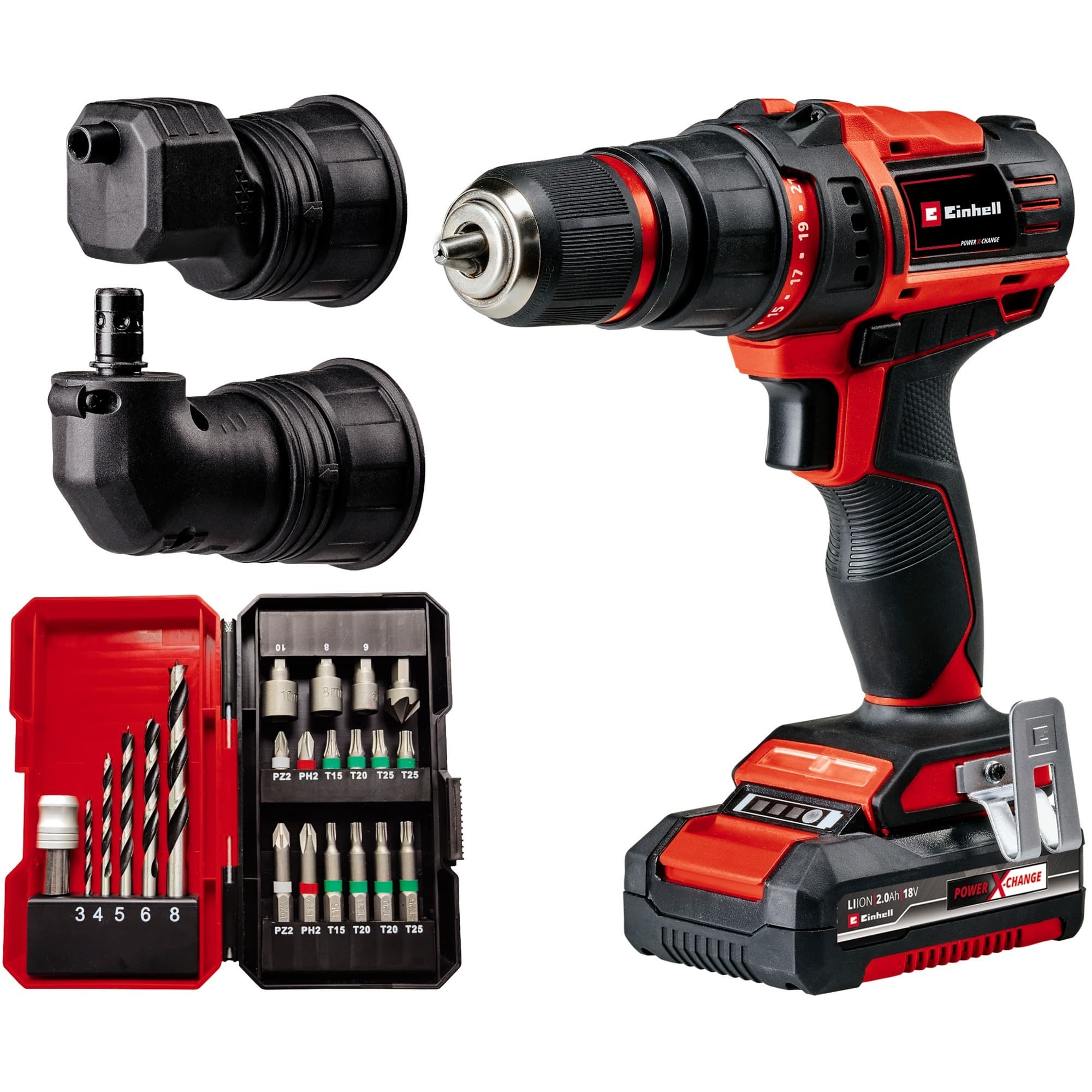 Power X-Change Akku-Bohrschrauber TE-CD 18/45 3X-Li +22, 18Volt