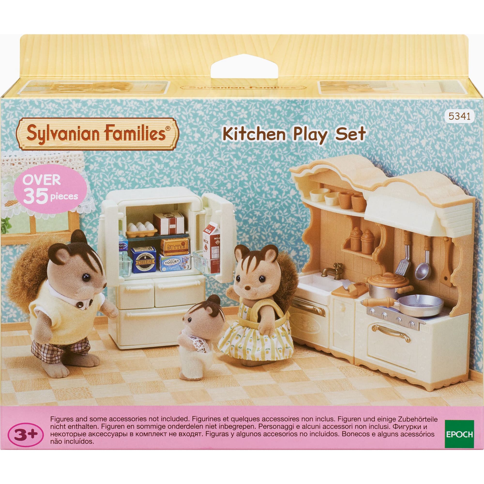 Landhaus Küche mit Kühlschrank, Spielküche