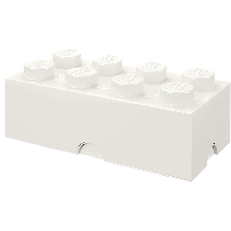 LEGO Storage Brick 8 weiß, Aufbewahrungsbox