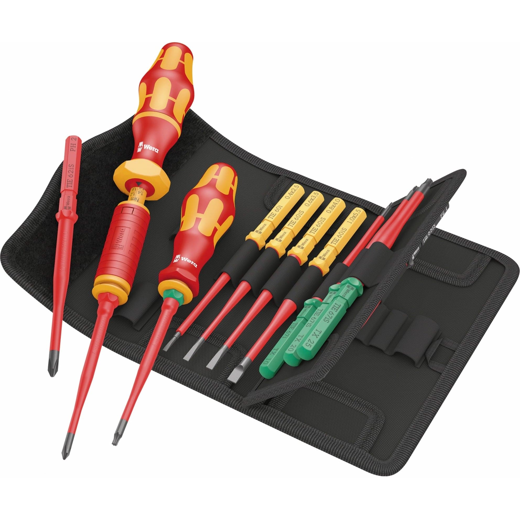 Kraftform Kompakt VDE 16 Torque extra slim 1 Tool Finder, 16-teilig, Schraubendreher