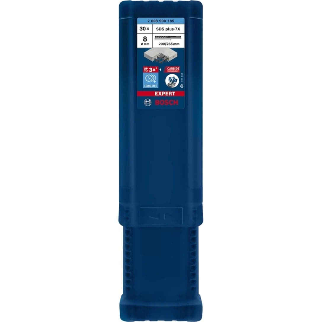 EXPERT Hammerbohrer SDS-plus-7X, Ø 8mm, 30 Stück