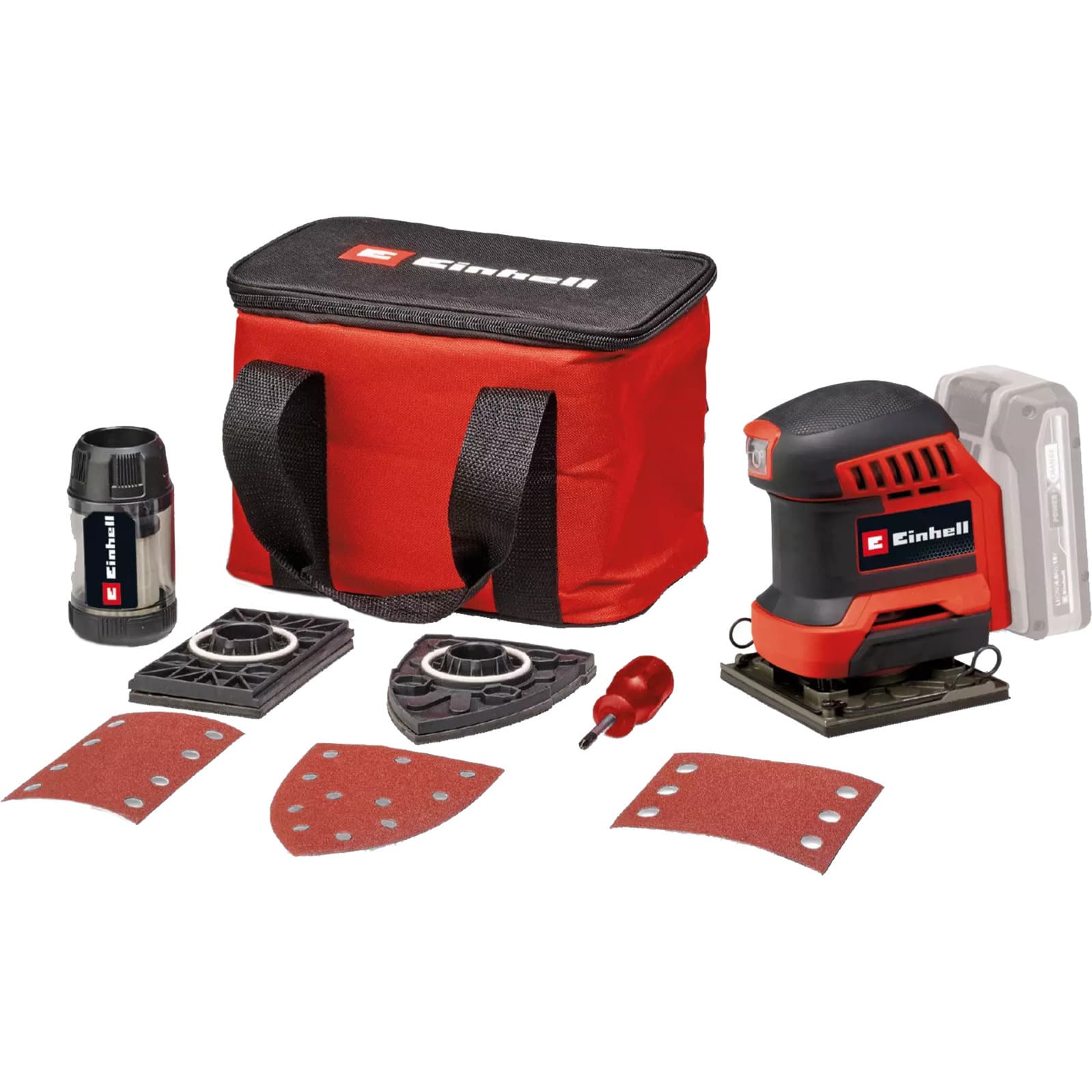 Power X-Change Akku-Faust-Schwingschleifer TE-OS 18/113 3X Li-Solo, 18Volt