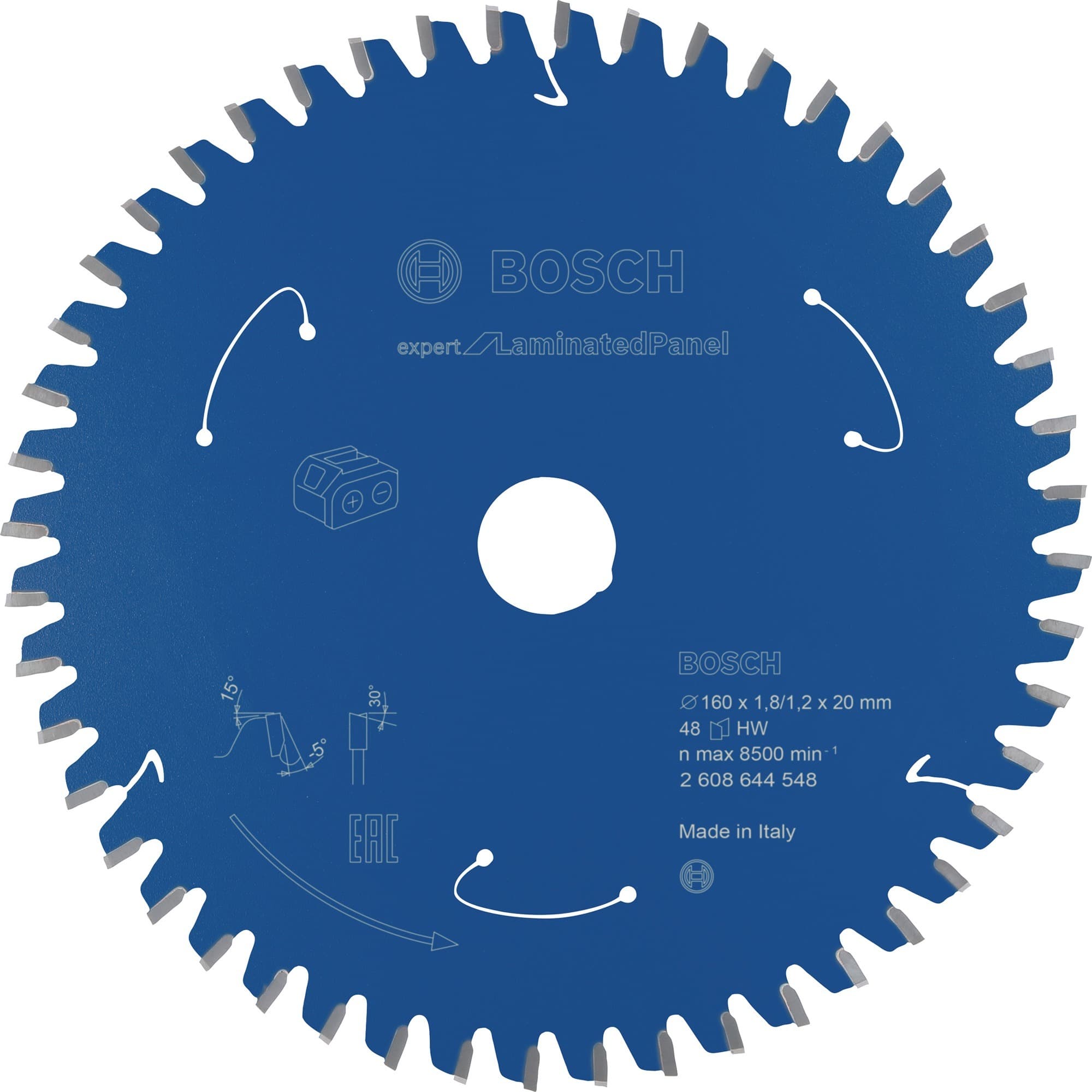 Kreissägeblatt Expert for Laminated Panel, Ø 160mm, 48Z