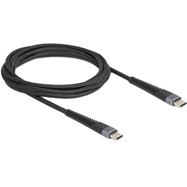 USB 2.0 Kabel, USB-C Stecker > USB-C Stecker mit verlängertem Knickschutz