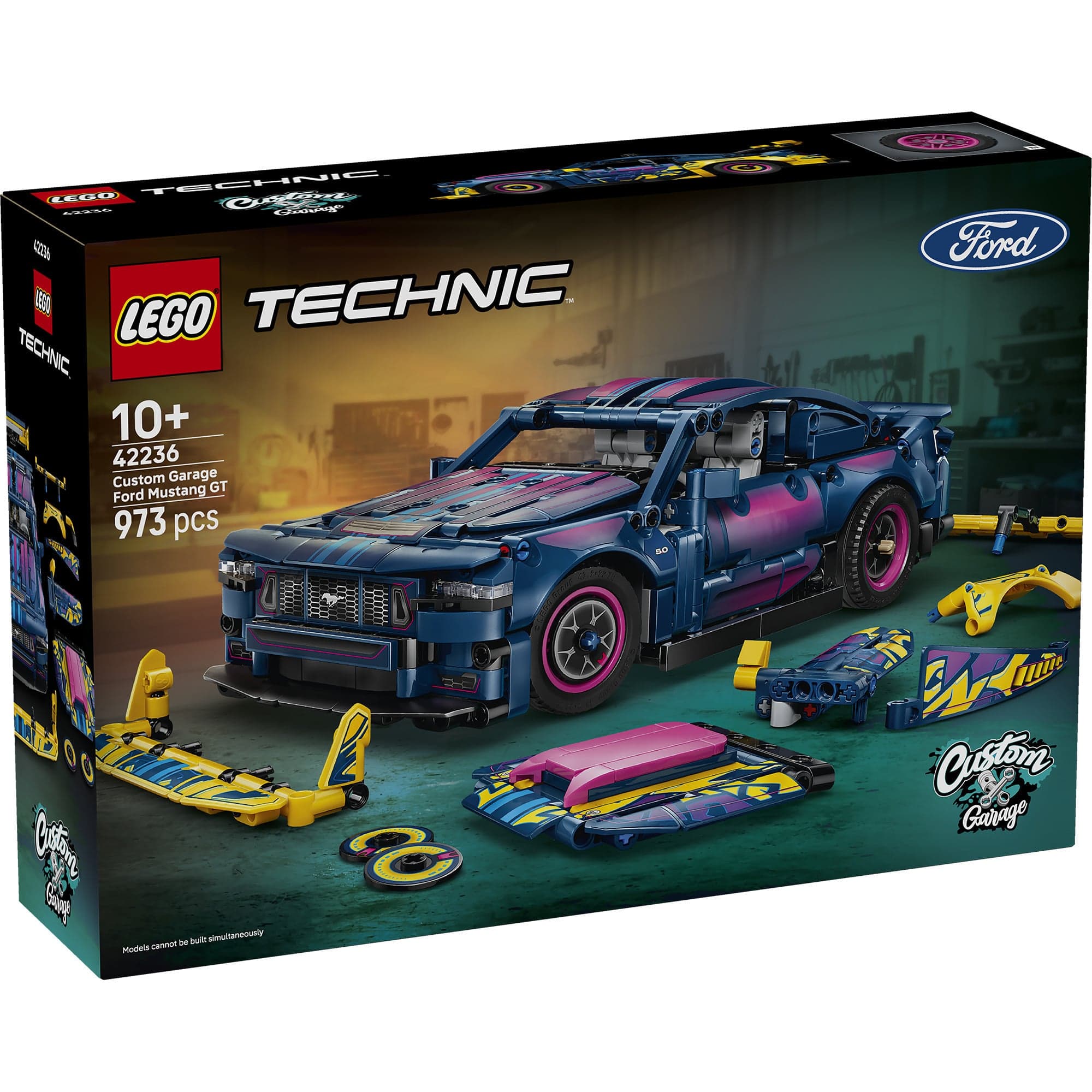 42236 Technic Ford Mustang GT Auto aus der Tuning-Werkstatt, Konstruktionsspielzeug