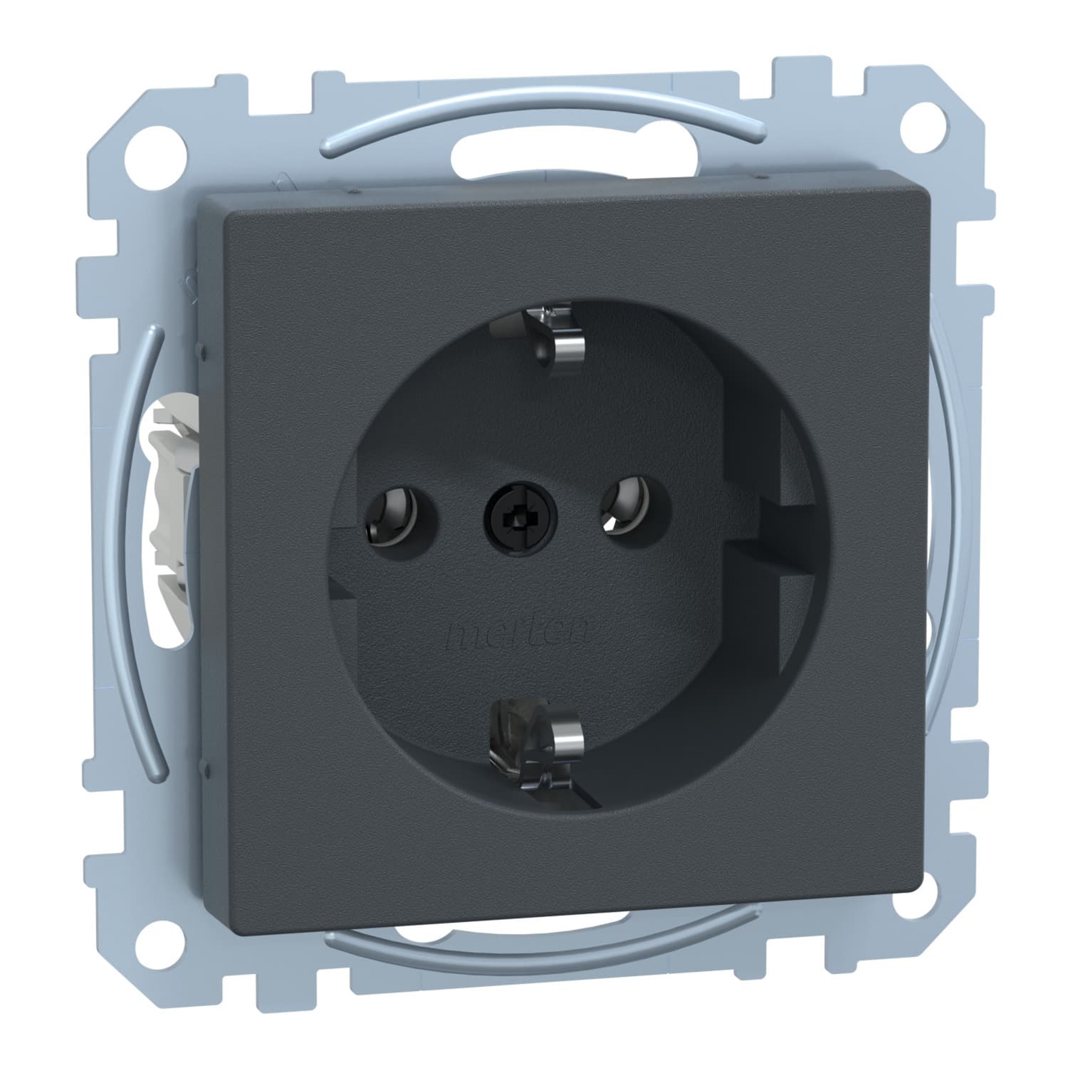Schutzkontakt-Steckdose mit Steckklemme, Unterputz, 16 Ampere, 250 Volt, System M