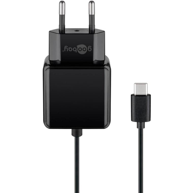 Ladegerät mit 1,5m USB-C Anschlusskabel 3,0A (15W)