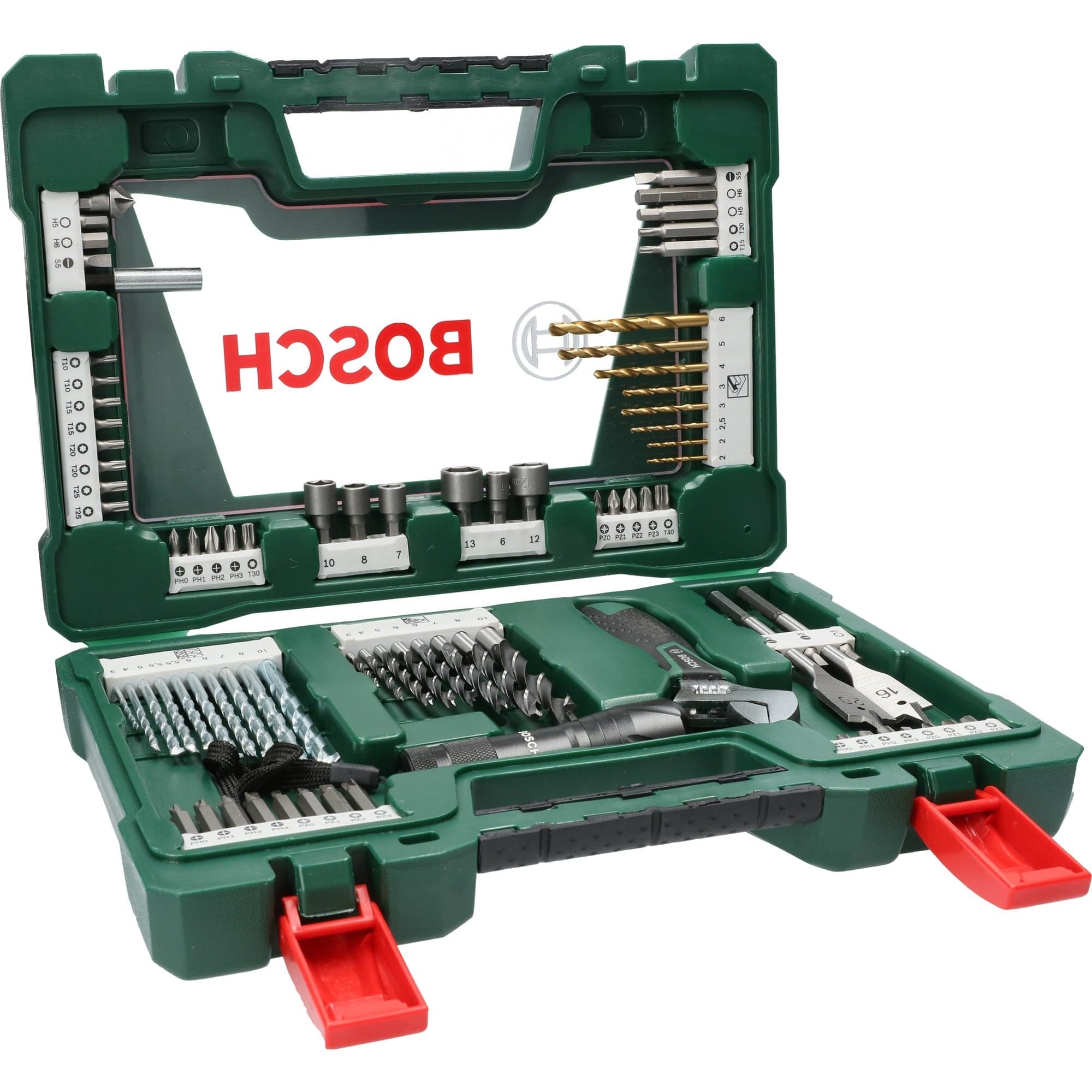 V-Line TiN-Bohrer- und Bit-Set, 83-teilig, Bohrer- & Bit-Satz