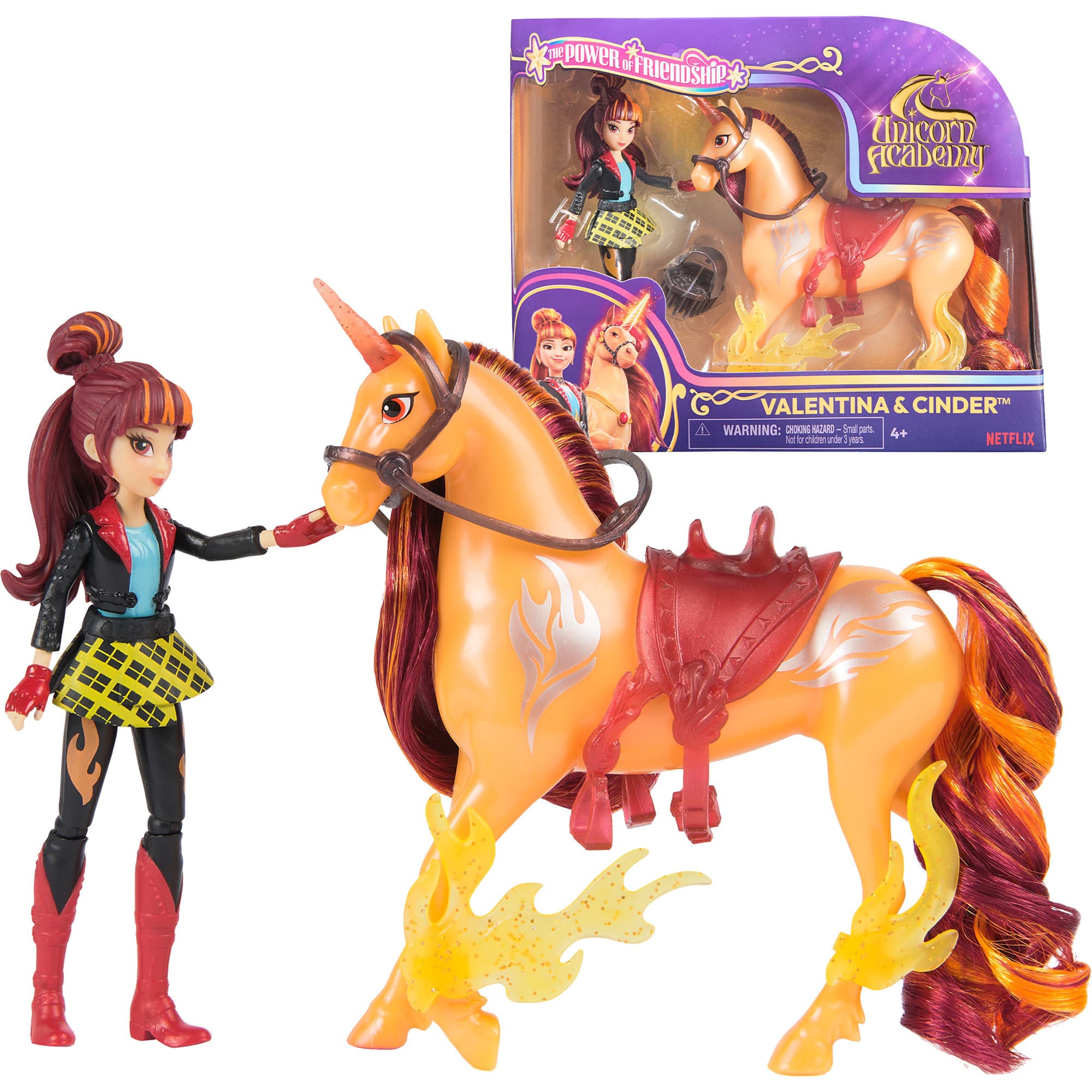 Unicorn Academy - Valentina und Einhorn Cinder, Spielfigur