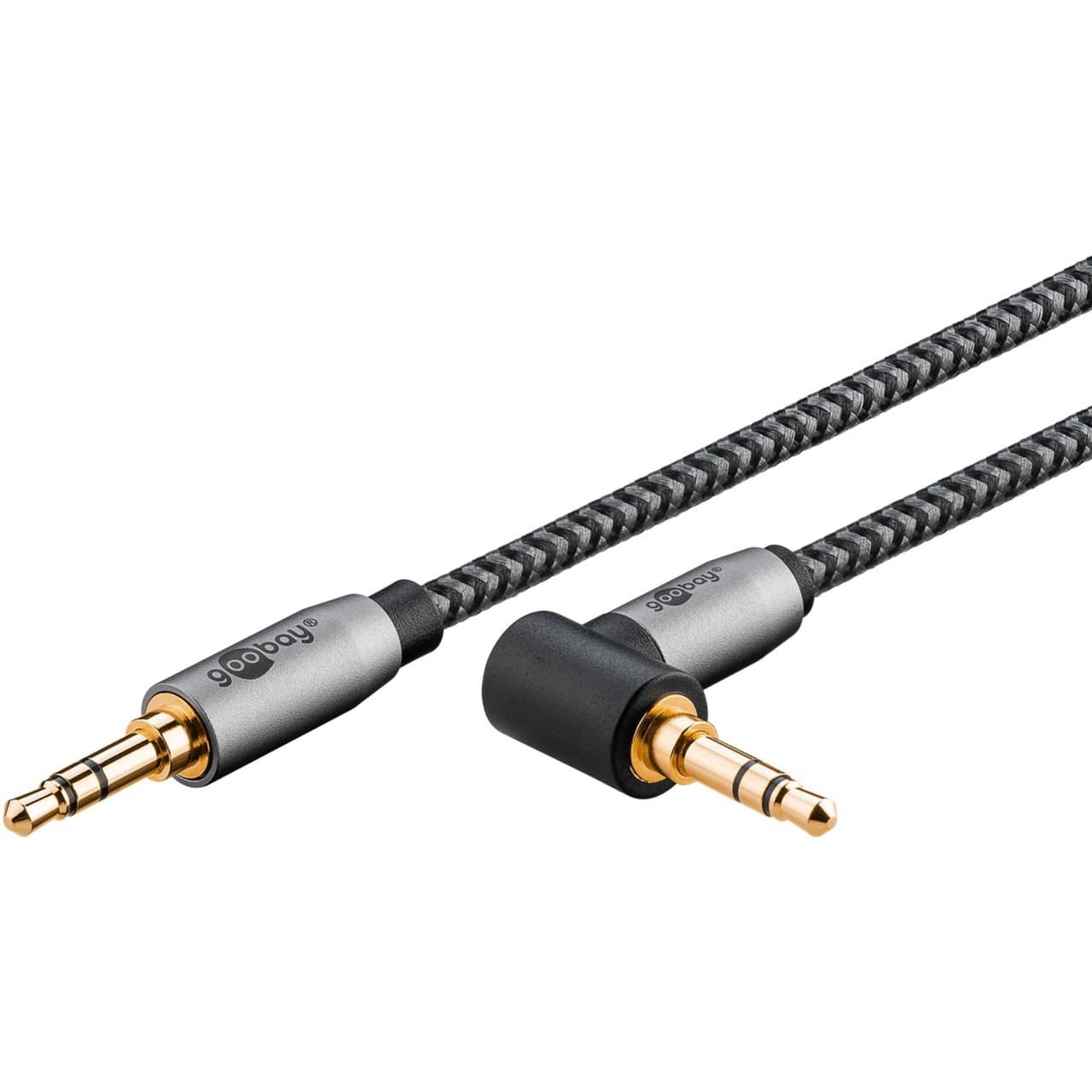 Plus Audio Verbindungskabel AUX 3,5mm stereo, 90°