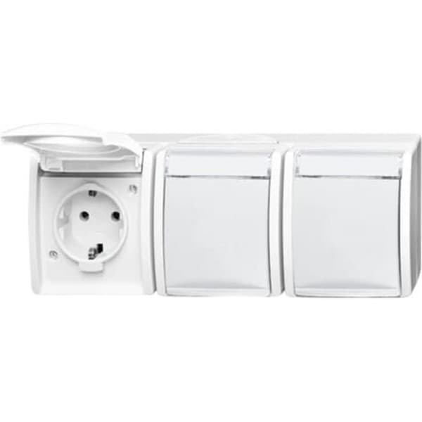 Steckdose dreifach CEE 7/3 Typ F