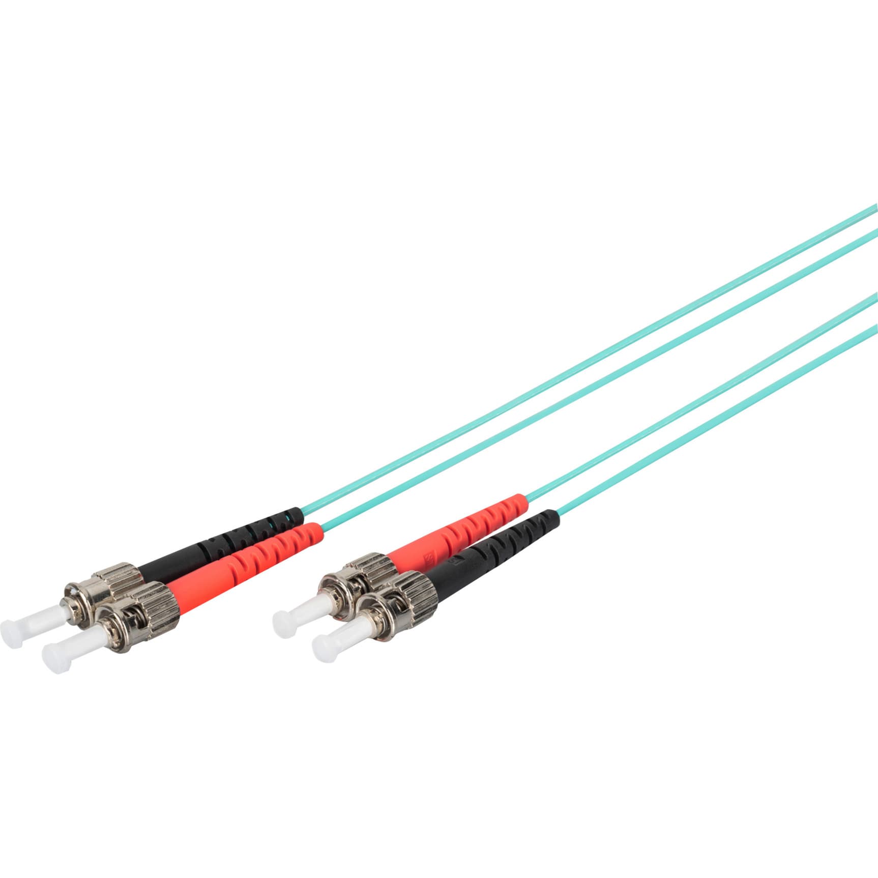 LWL Patchkabel, Duplex, ST > ST Stecker, Multimode OM3