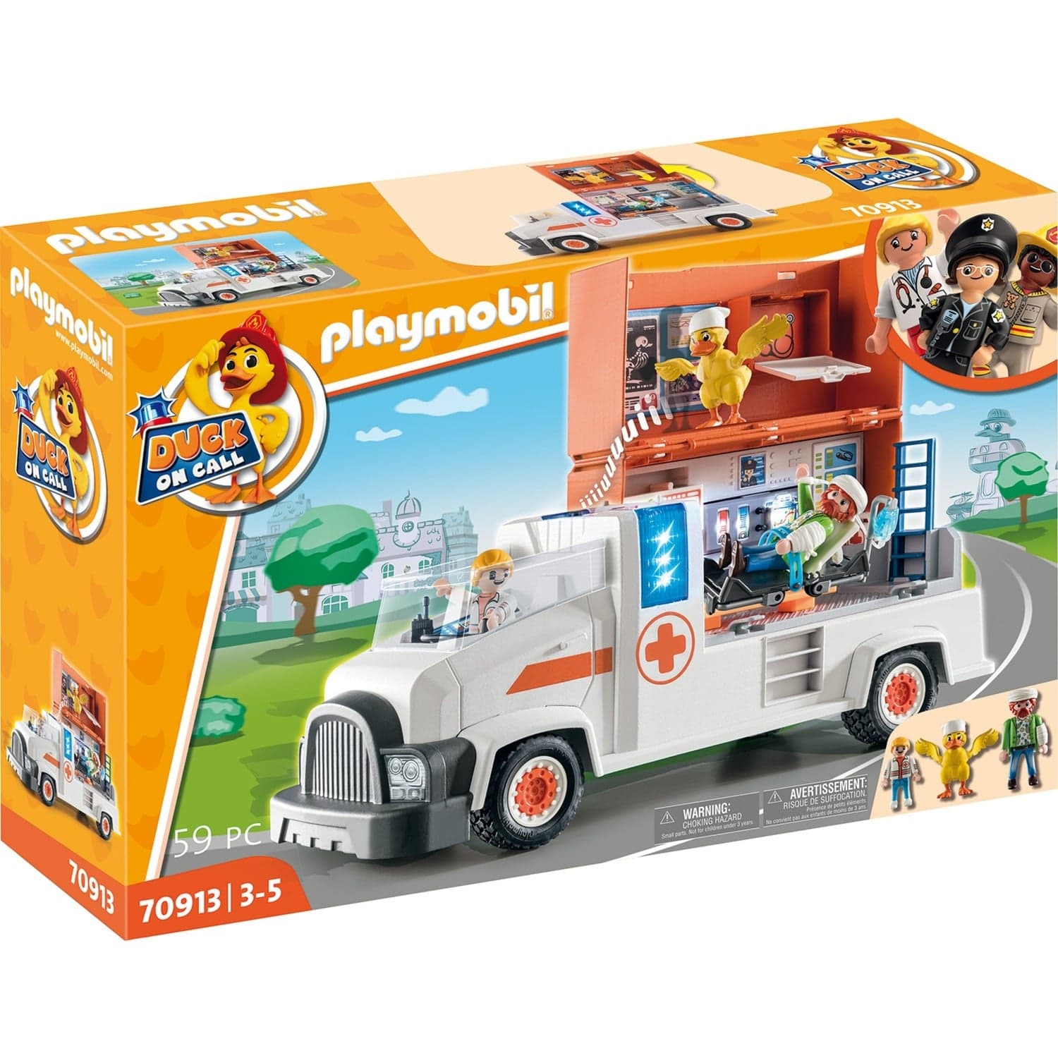 70913 DUCK ON CALL Notarzt Truck, Konstruktionsspielzeug