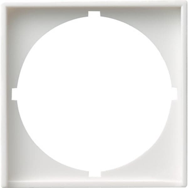 Adapterrahmen mit rundem Ausschnitt für Geräte mit Abdeckung 50 x 50 mm