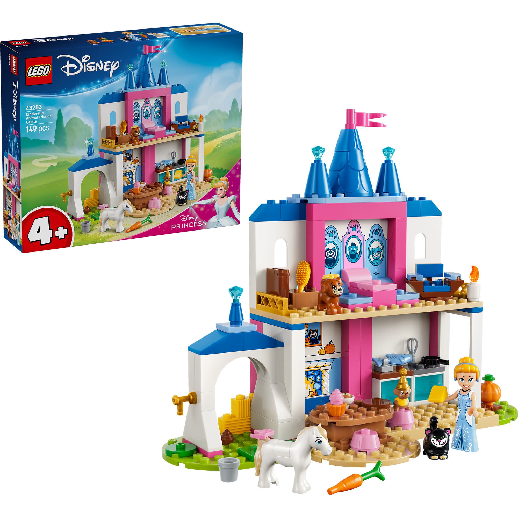 43283 Disney Princess Cinderellas Tierpalast, Konstruktionsspielzeug