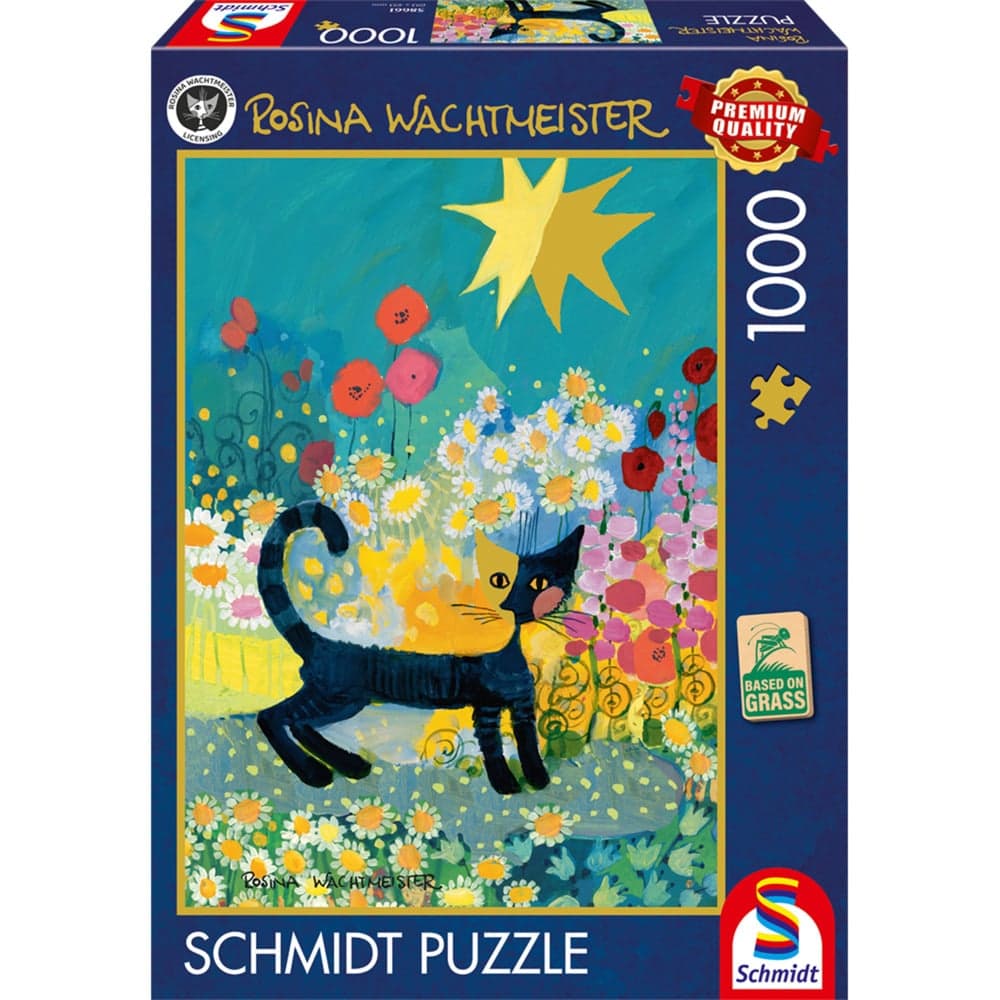 Rosina Wachtmeister: Katze im Blütenmeer, Puzzle