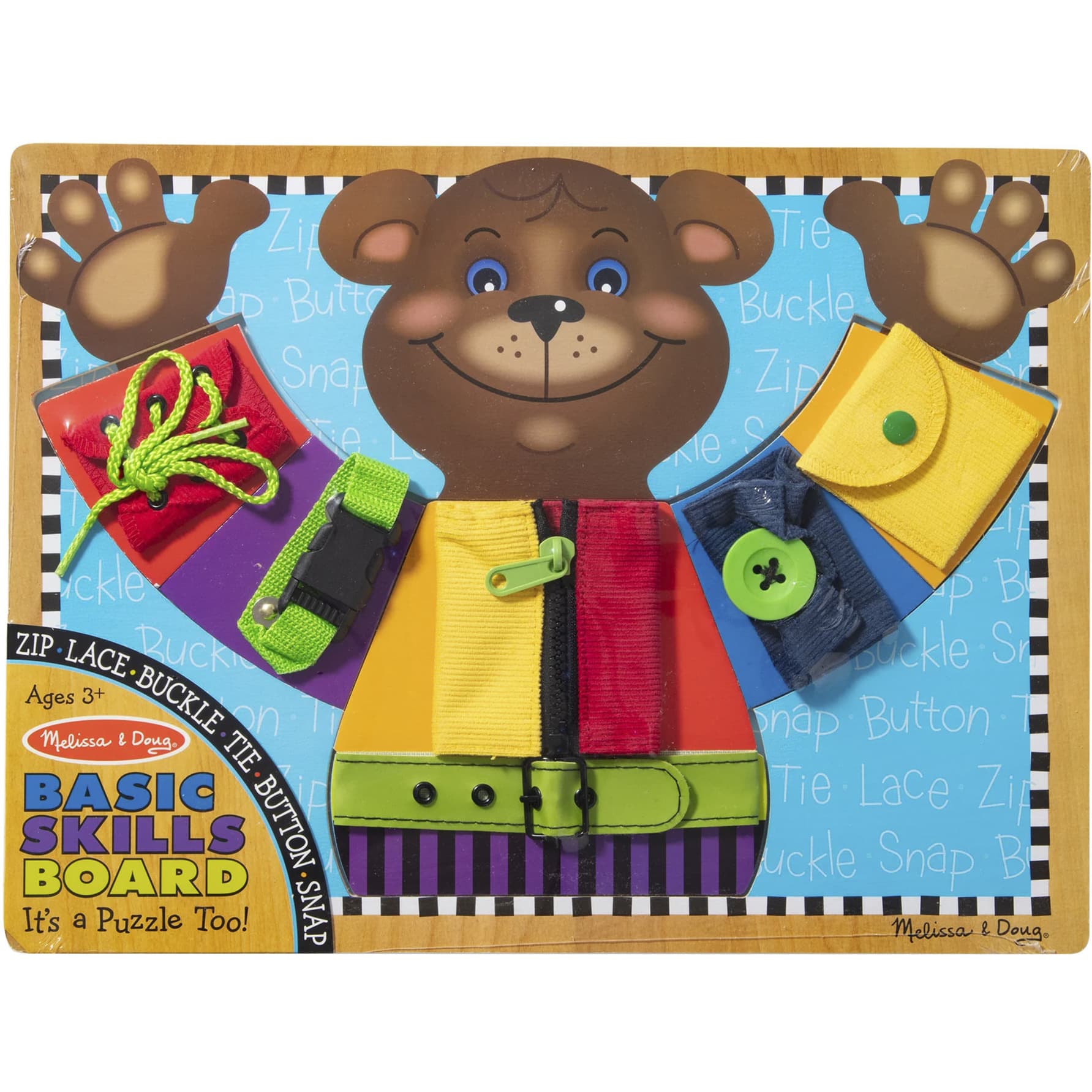 Melissa & Doug - Ich zieh mich an Tafel, Geschicklichkeitsspiel