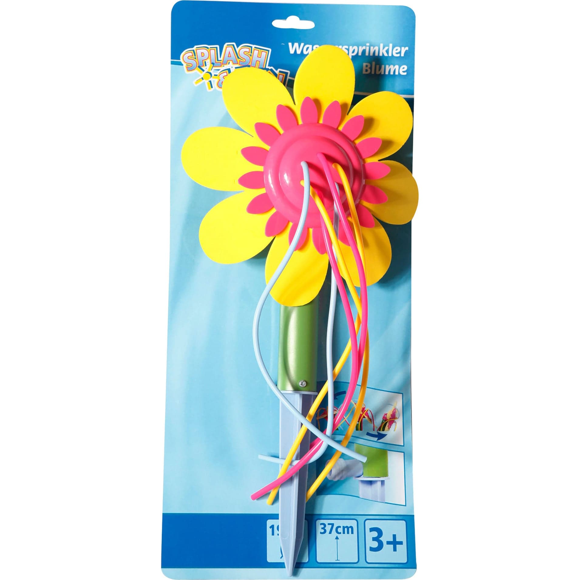 Wassersprinkler Blume mit Gardenaanschluss, Höhe 37 cm, Wasserspielzeug