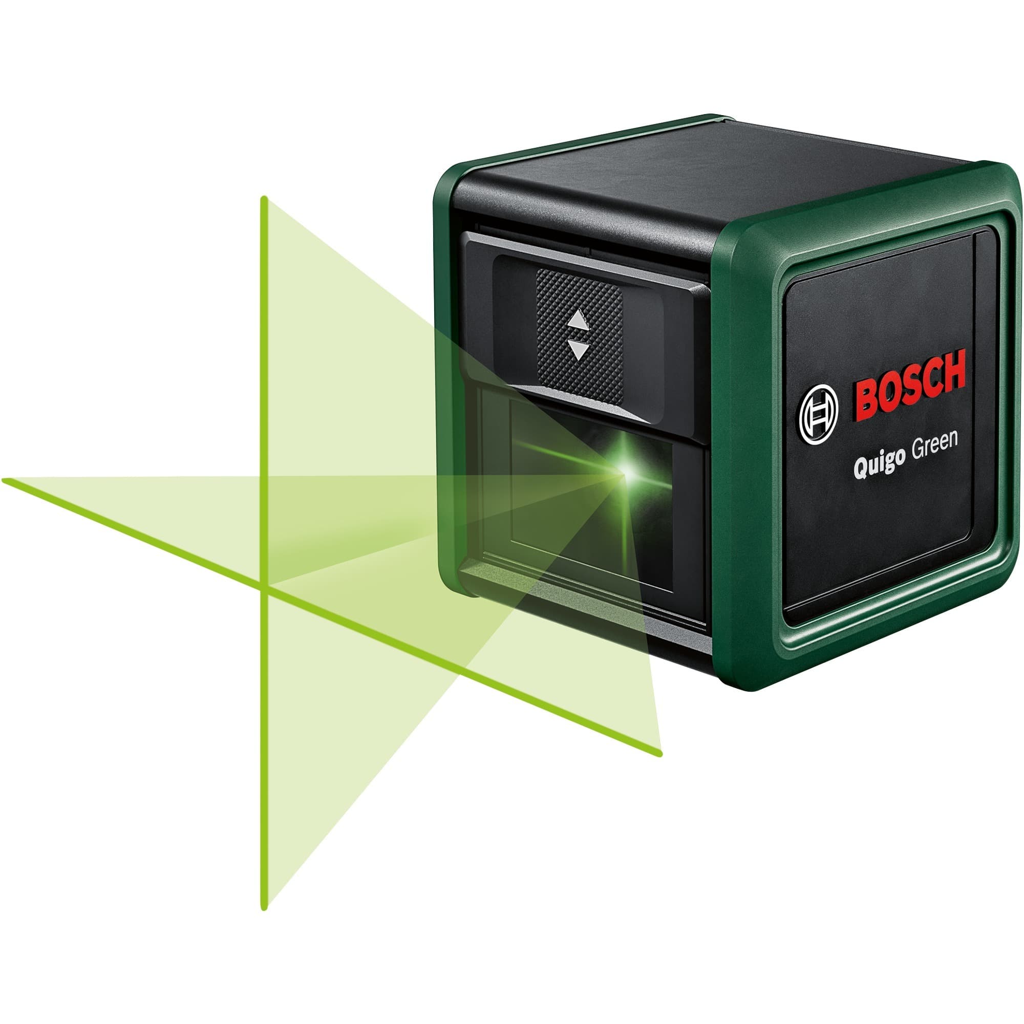 Kreuzlinienlaser Quigo Green, mit Stativ