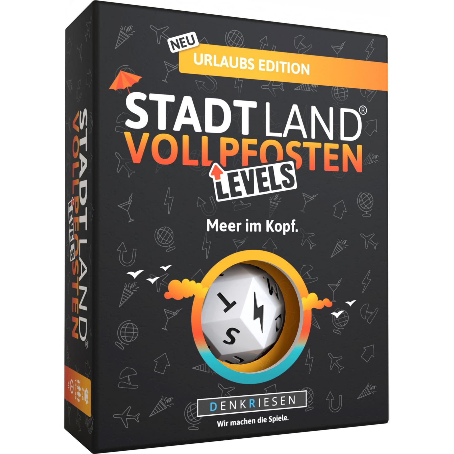Stadt Land Vollpfosten Levels Urlaub, Spiel
