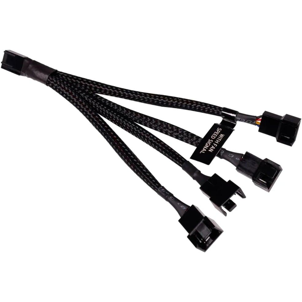 Y-Kabelsplitter 4-Pin auf 4x 4-Pin PWM, 15cm
