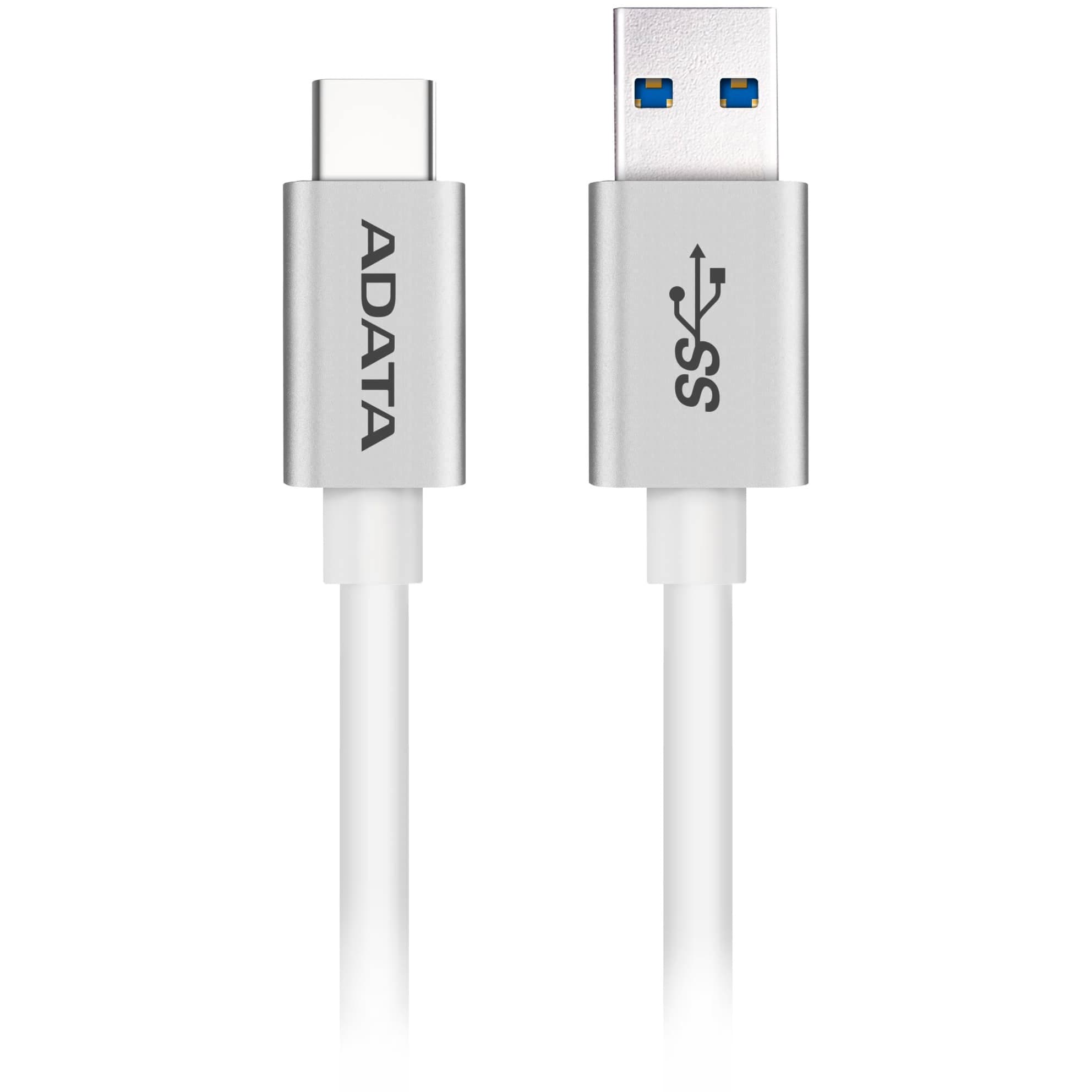 USB 3.2 Gen 1 Kabel, USB-A Stecker > USB-C Stecker silver