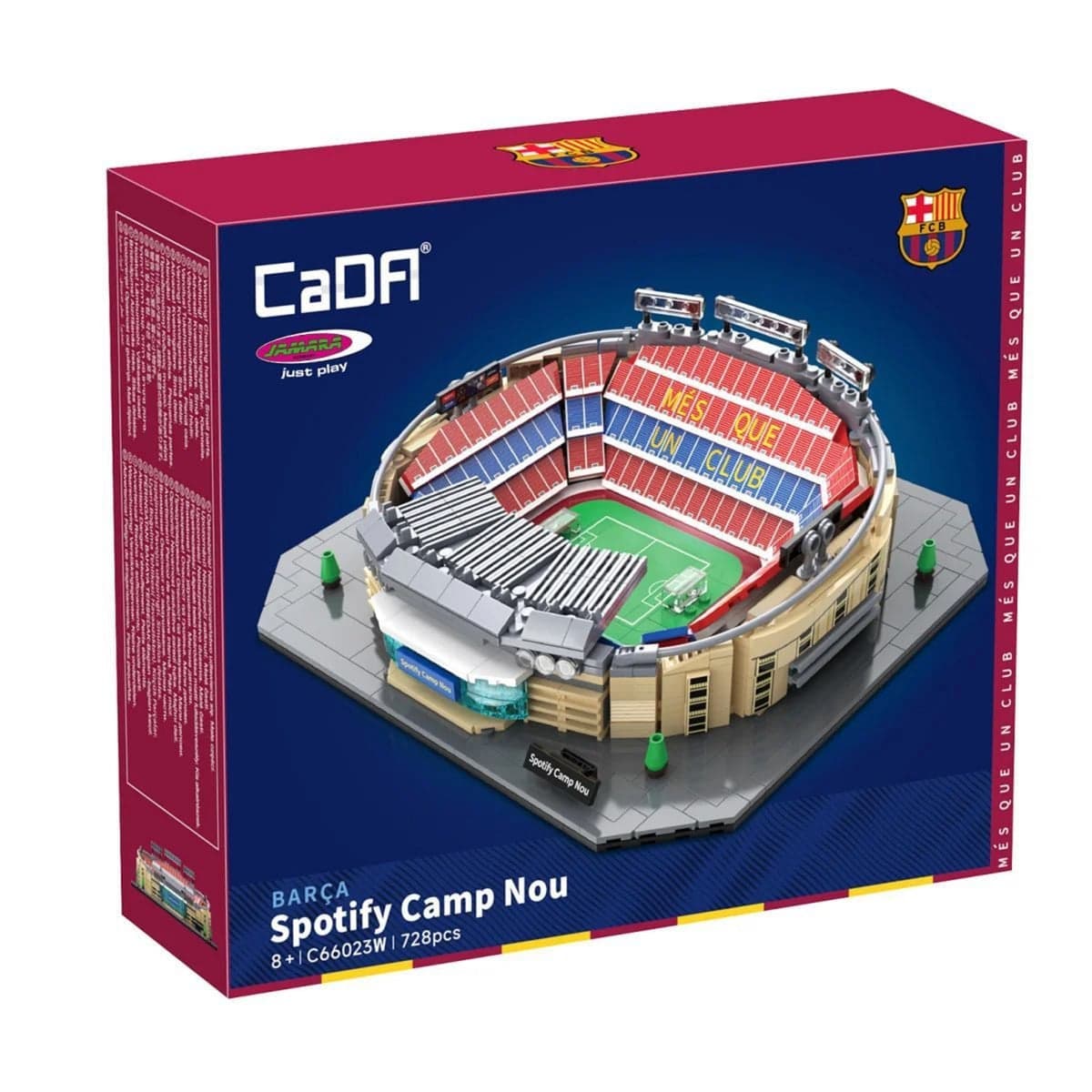 Camp Nou Stadion FC Barcelona im Maßstab 1:888, Baukasten