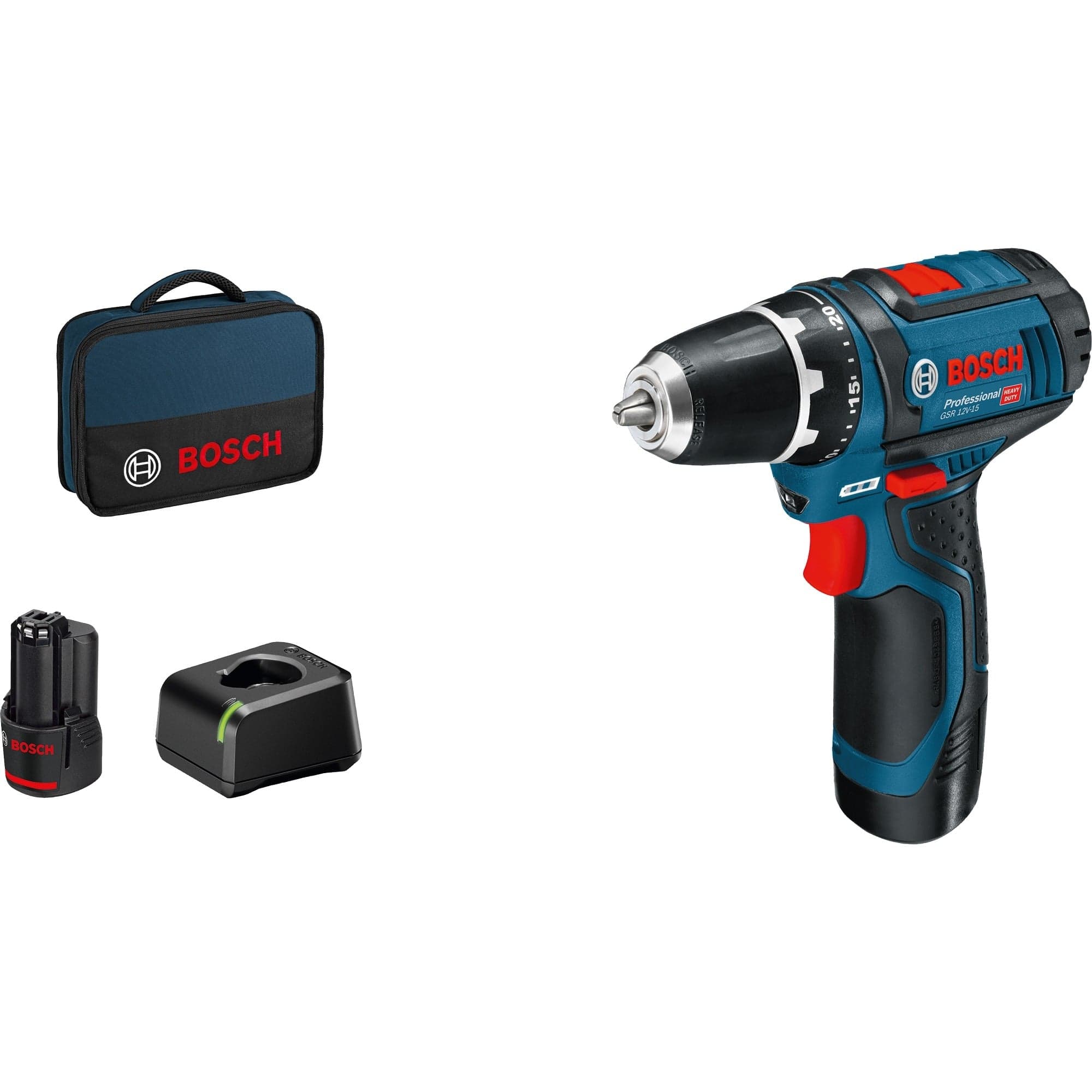 Akku-Bohrschrauber GSR 12V-15 Professional, 12 Volt