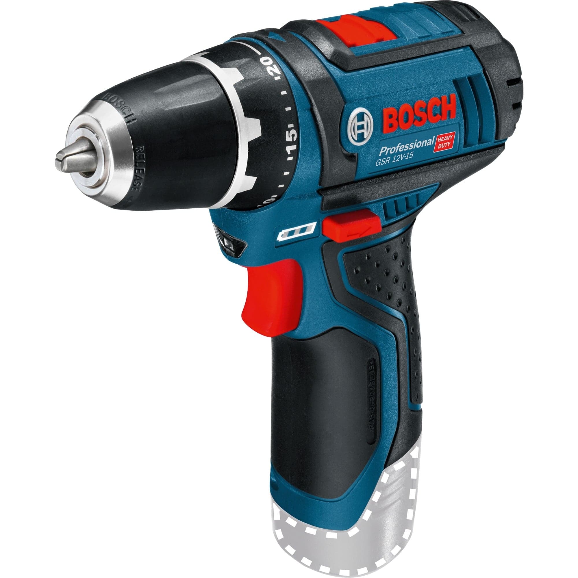Akku-Bohrschrauber GSR 12V-15 Professional solo, 12Volt
