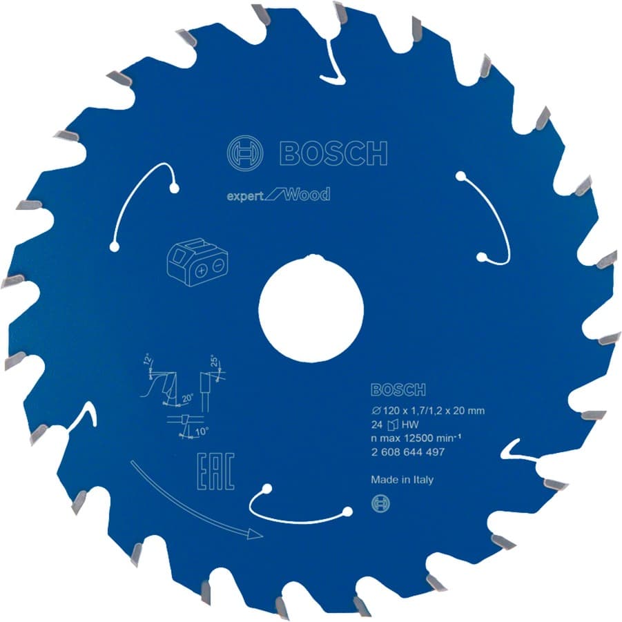 EXPERT Wood Kreissägeblatt, Ø 120mm, 24Z