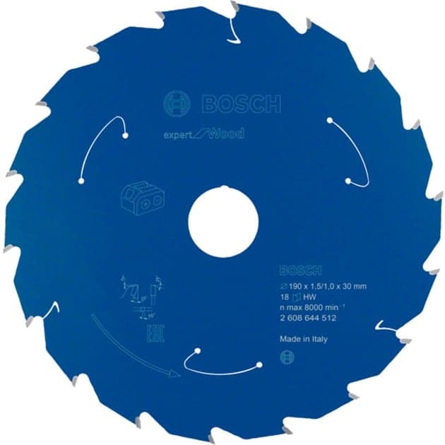 EXPERT Wood Kreissägeblatt, Ø 190mm, 18Z