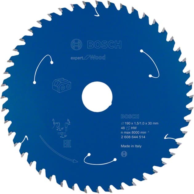 EXPERT Wood Kreissägeblatt, Ø 190mm, 48Z