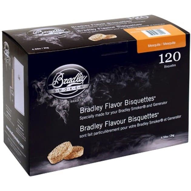 Mesquite Bisquetten, 120 Stück, Räucherholz