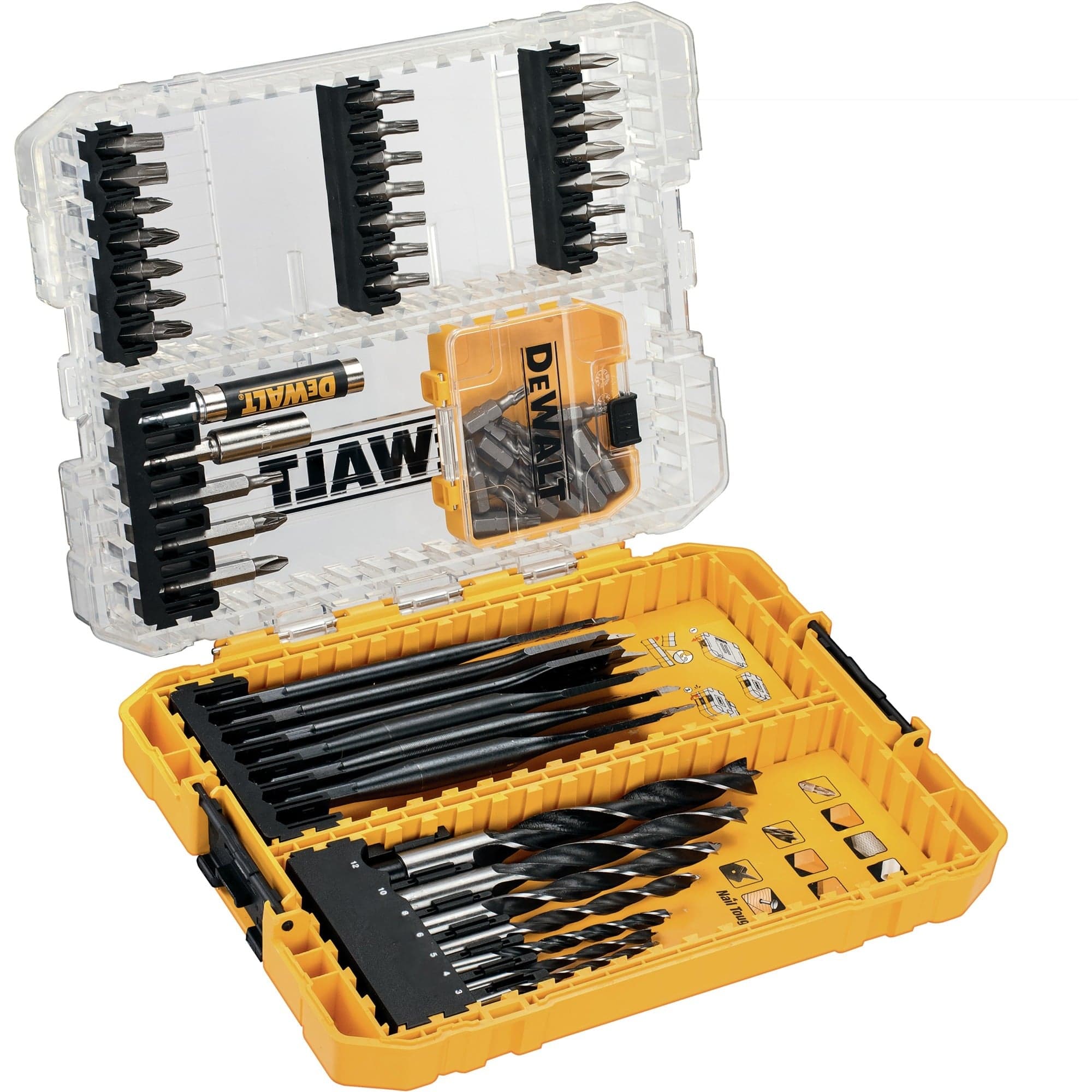 Bit- und Holzbohrer-Set DT70758, EXTREME IMPACT, Bohrer- & Bit-Satz