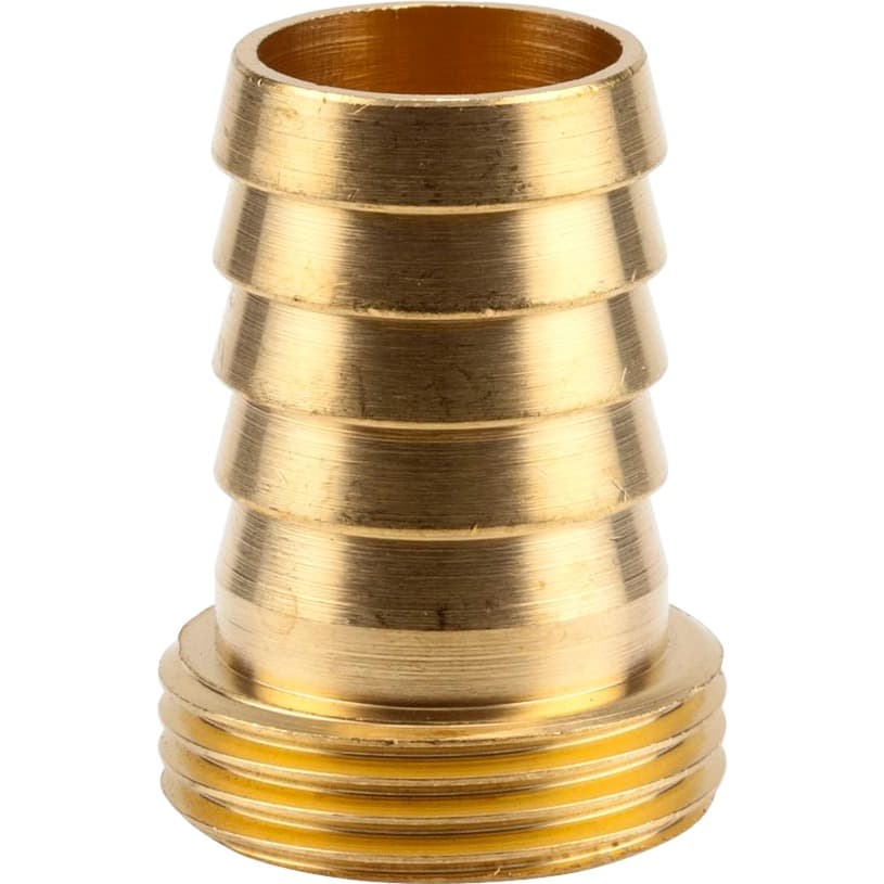 Messing-Schlauchverschraubung G 3/4"-AG, Schlauchstück