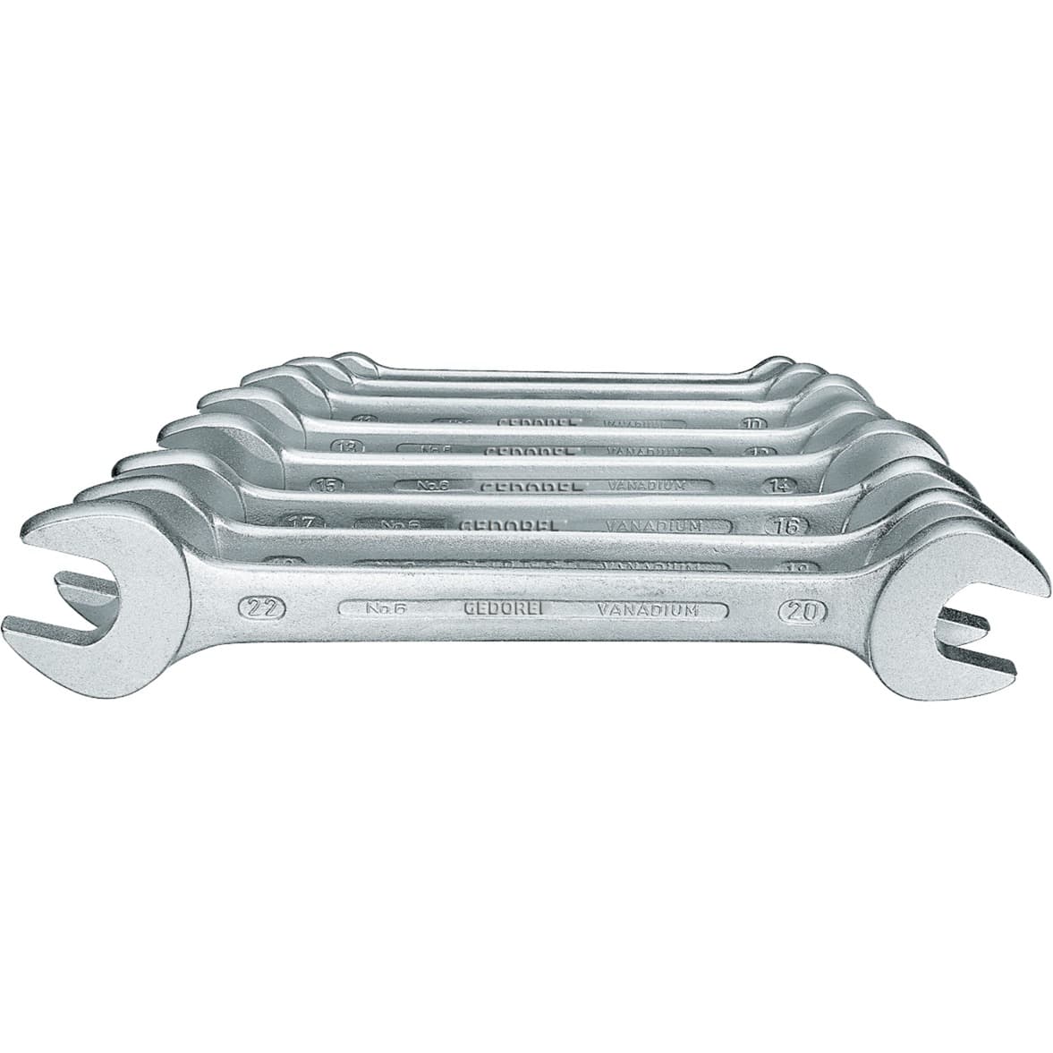 Doppelmaulschlüssel-Satz, 8-teilig, 6mm-22mm, Schraubenschlüssel