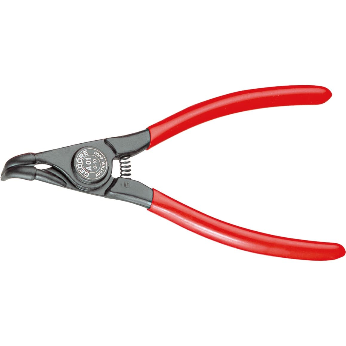 Montagezange, Form B, abgewinkelt, 19mm-60mm, Sicherungsring-Zange