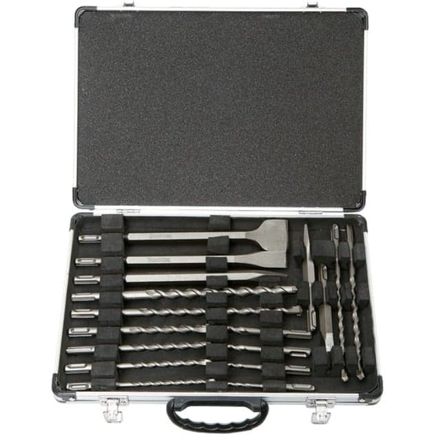 Bohrer-Meißelset D-42444 SDS+, 17-teilig, Meißel- & Bohrer-Satz