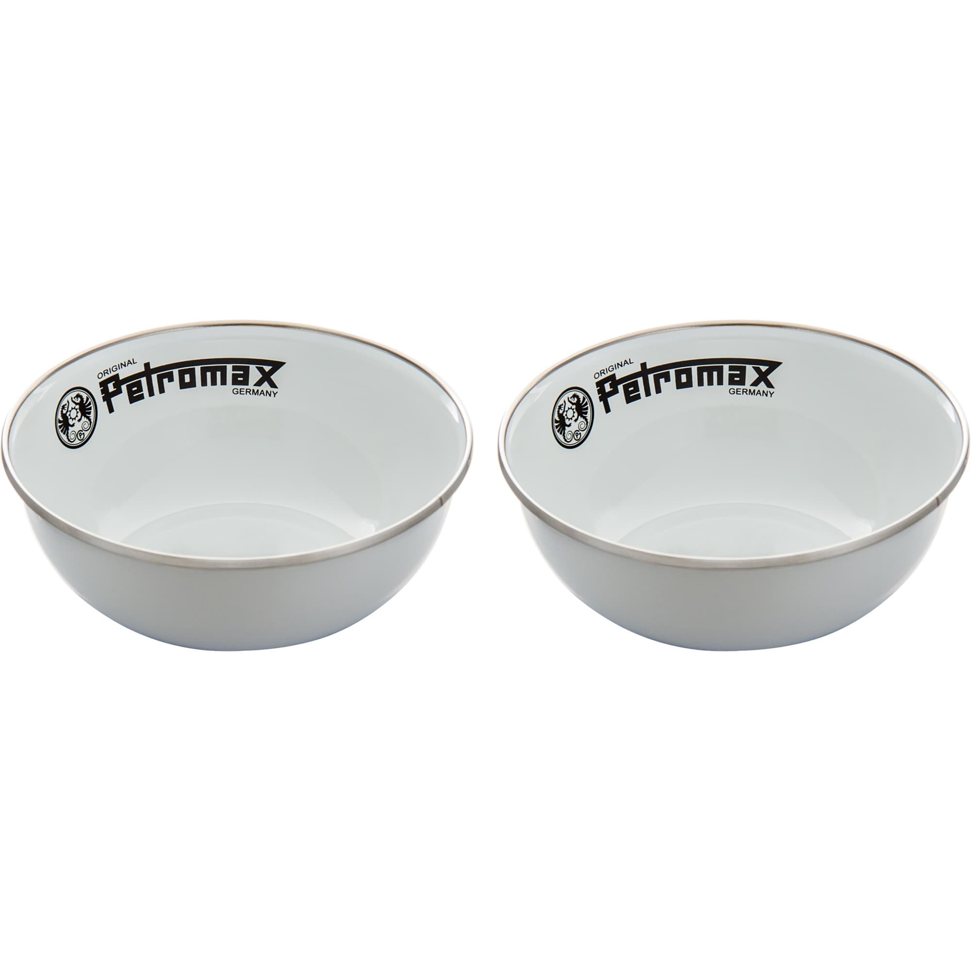 Emaille Schalen px-bowl-w 600ml, 2 Stück, Schüssel