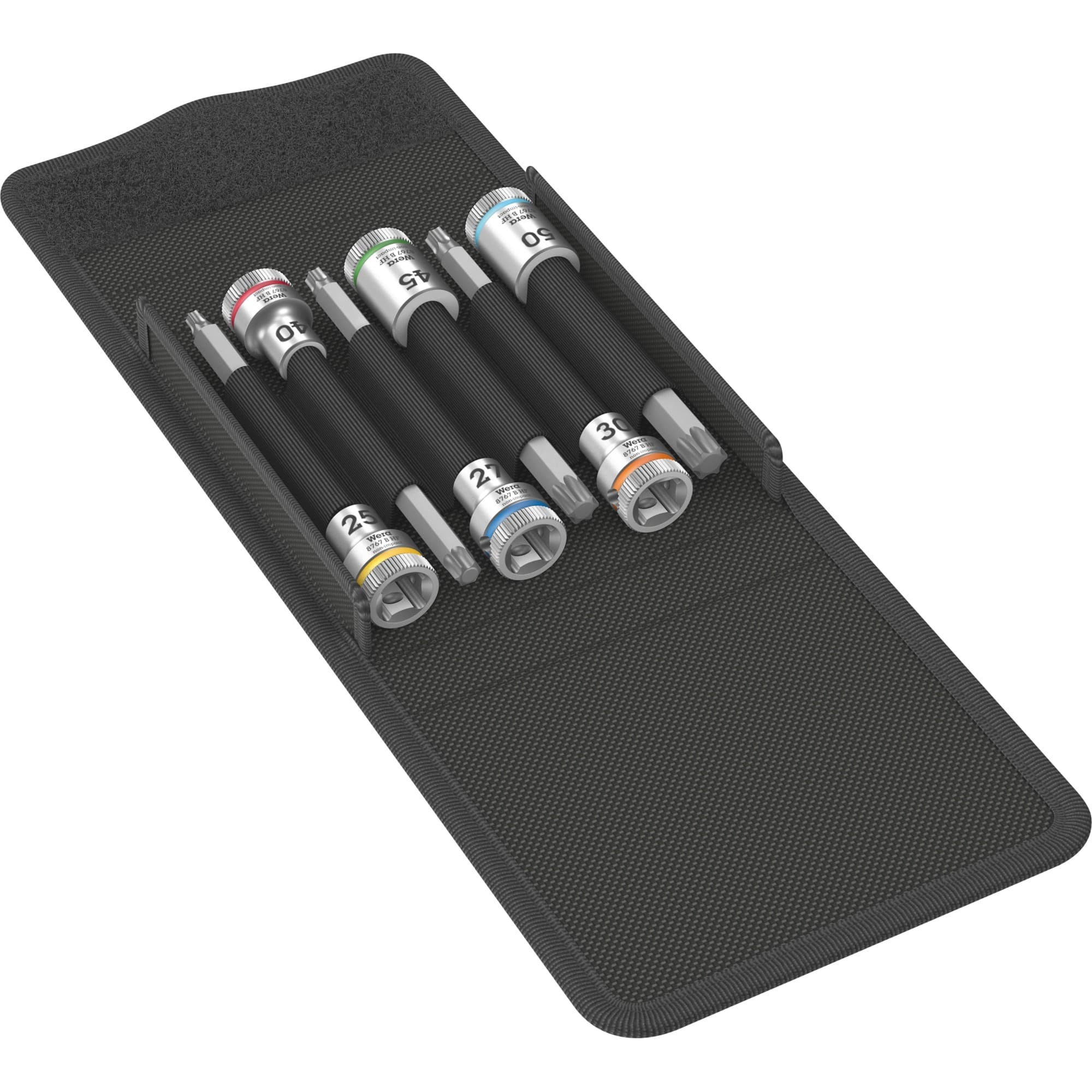Zyklop Bitnuss-Satz 8767 B Sechsrund HF 1, 3/8", 6-teilig, Steckschlüssel