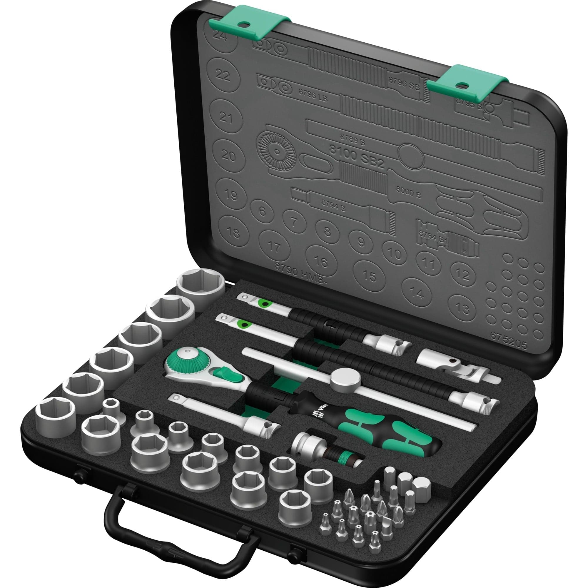 Zyklop Speed-Knarrensatz 8100 SB 2, 3/8", 43-teilig, Werkzeug-Set