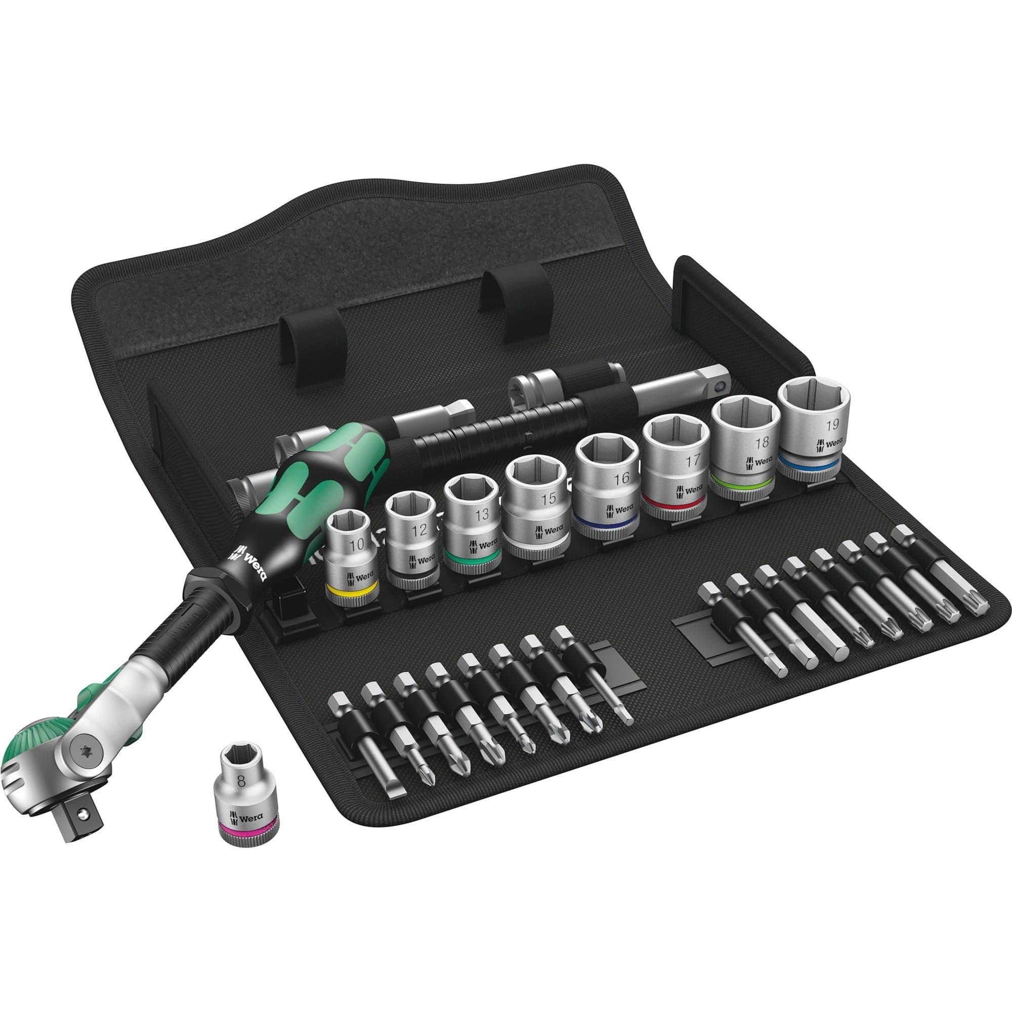 Zyklop Speed-Knarrensatz 8100 SB 6, 3/8", 29-teilig, Werkzeug-Set