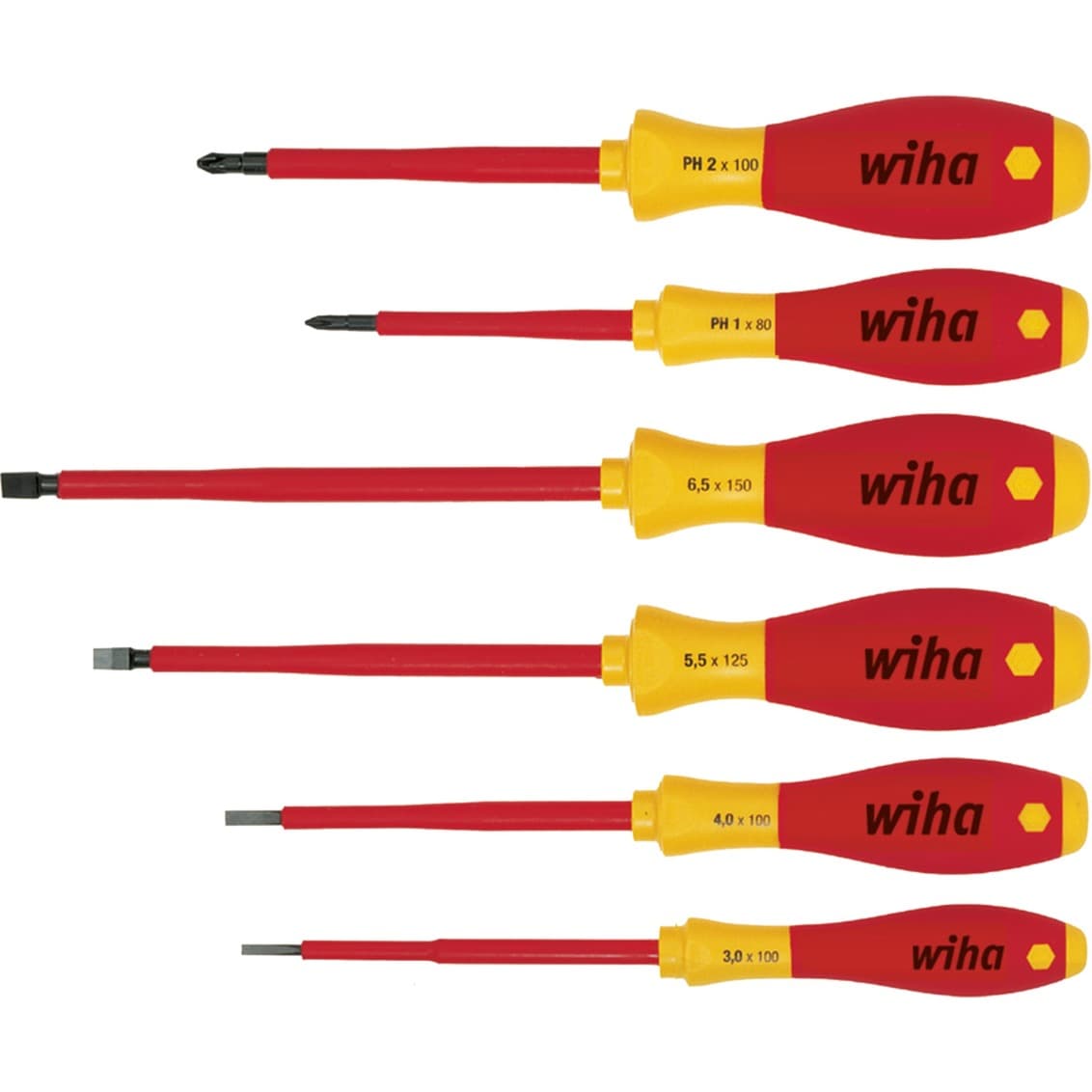 Schraubendreher-Set SoftFinish electric, 6-teilig