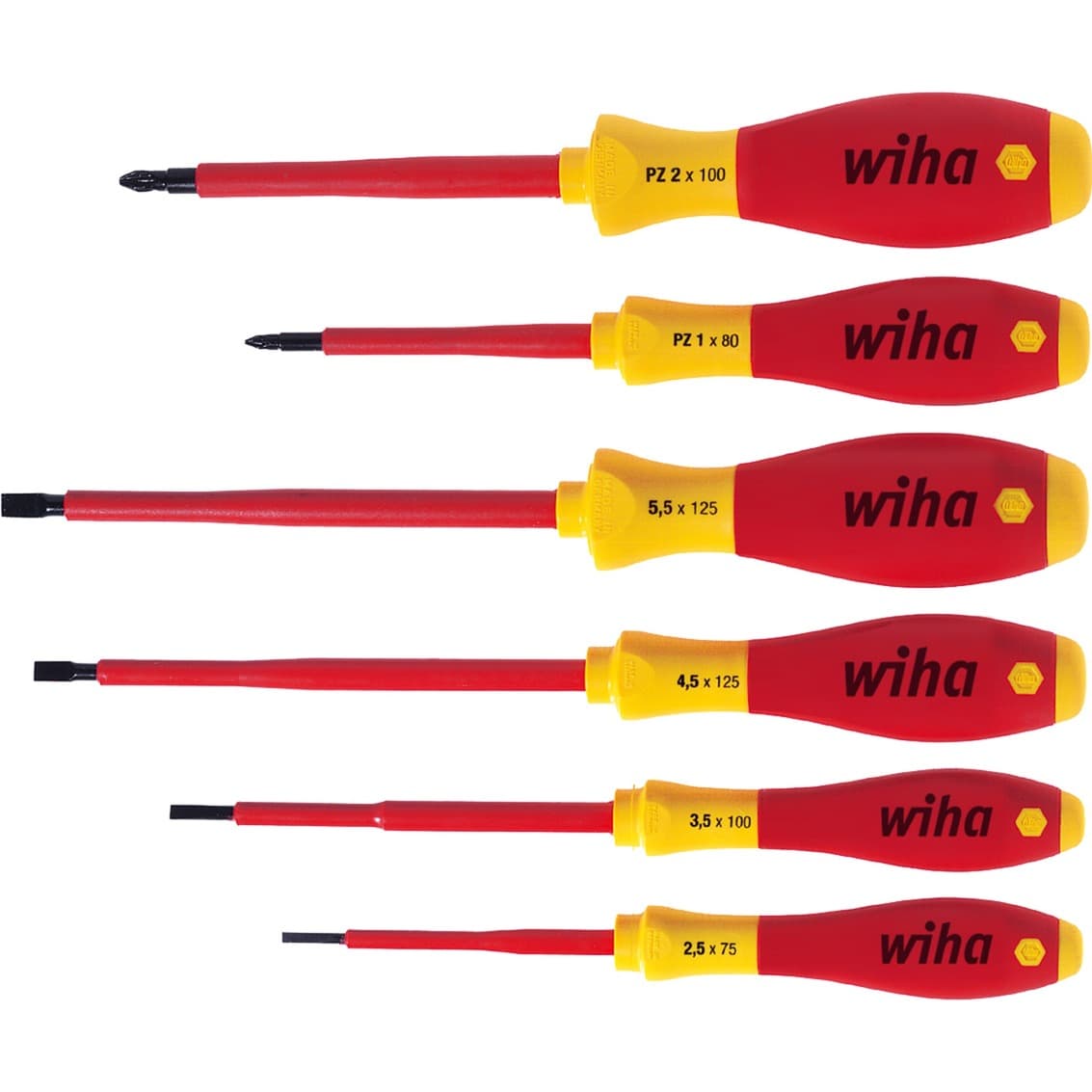 Schraubendreher-Set SoftFinish electric, 6-teilig