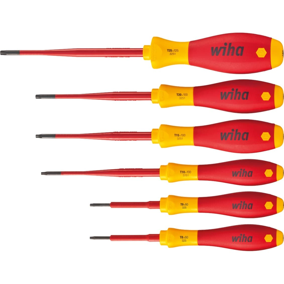 Schraubendreher-Set SoftFinish electric slimFix, 6-teilig