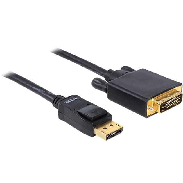 Adapterkabel Displayport Stecker > DVI 24+1 Stecker
