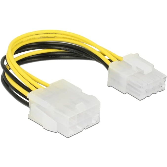 Kabel 8P EPS Stecker>Buchse 15cm, Verlängerungskabel