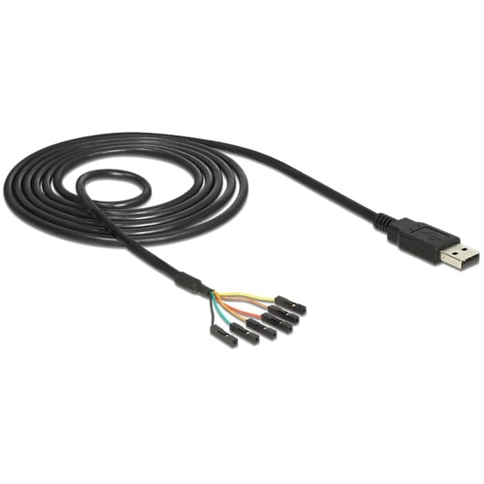 USB 2.0 Konverter, USB-A Stecker > Seriell TTL 6 Pin Header Buchse einzeln
